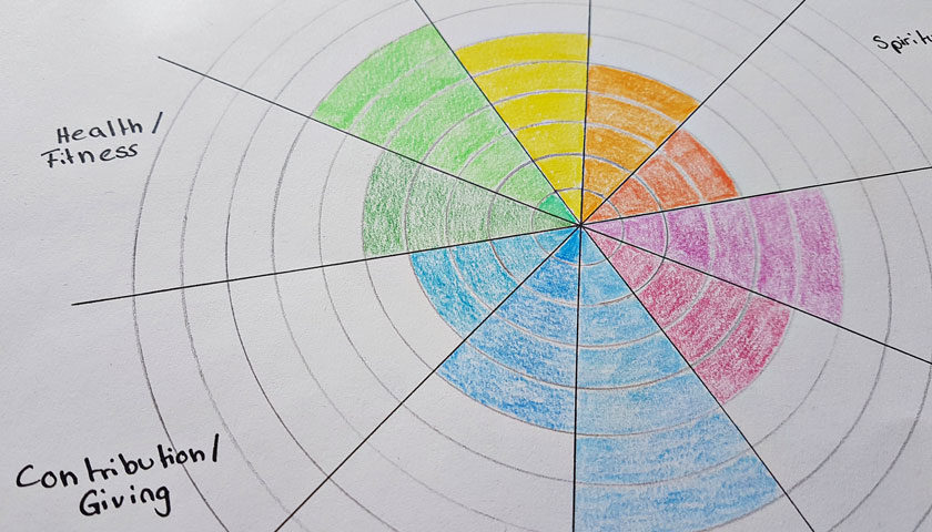 Ausschnitt eines Level 10 Life Diagrammes